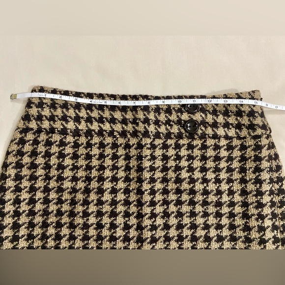 Ann Taylor houndstooth tweed skirt - Picture 8 of 9